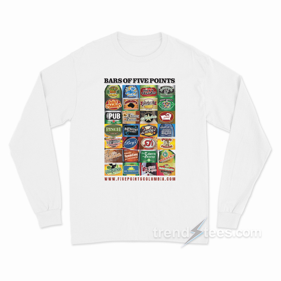 Bars Of Five Points Long Sleeve Shirt