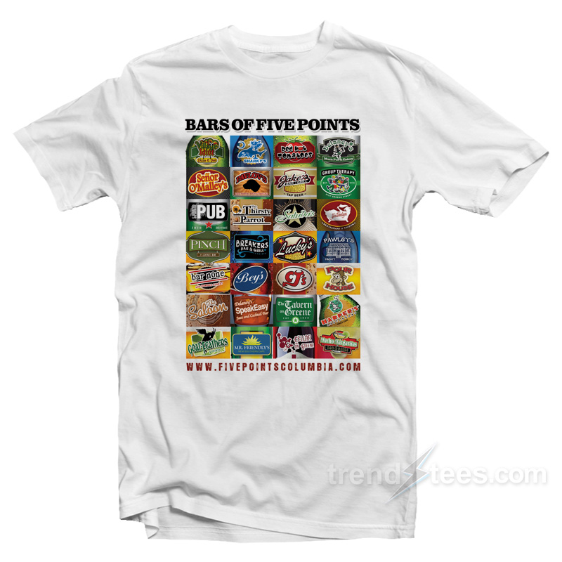 Bars Of Five Points T-Shirt