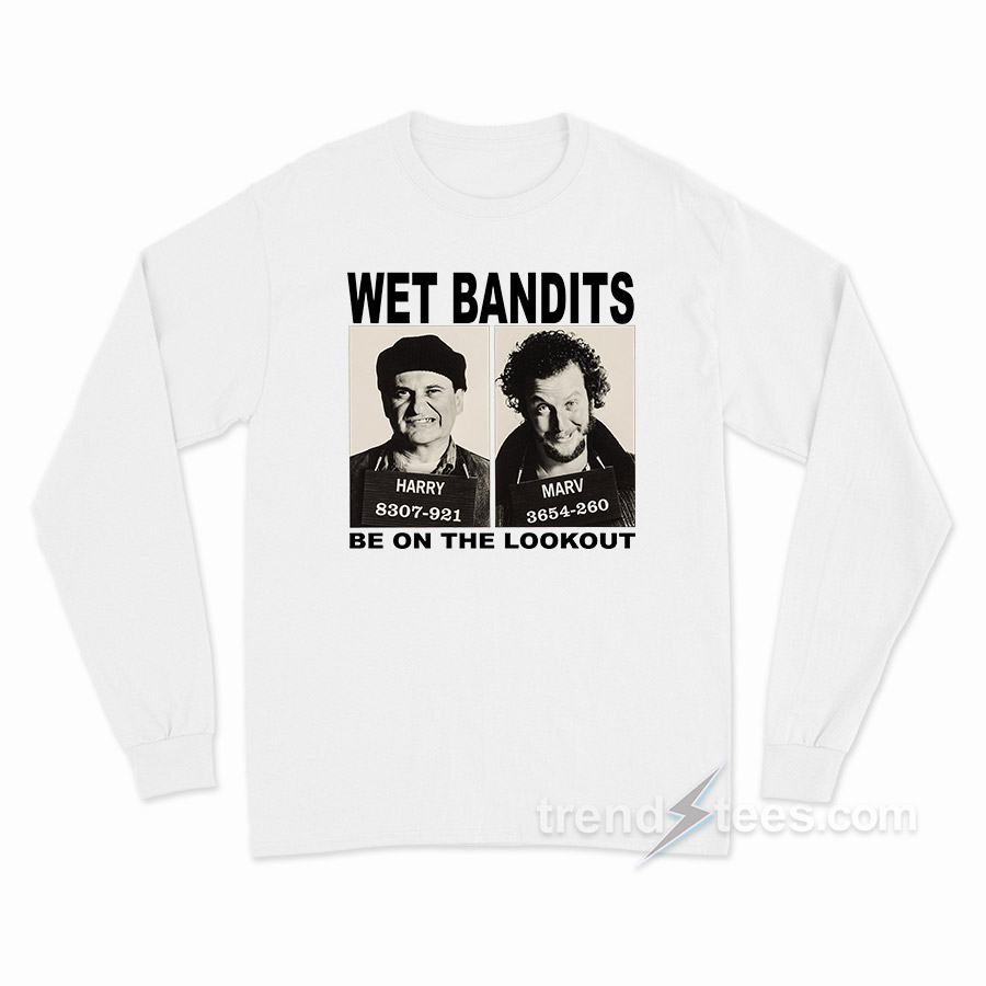 Home Alone Wet Bandits Long Sleeve Shirt