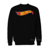 Hot Mess Hot Wheels Logo Parody Sweatshirt