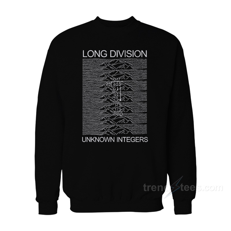 Long Division Unknown Integers Sweatshirt