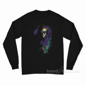 Marvel Spider Man No Way Home Green Goblin Illustrated Long Sleeve Shirt