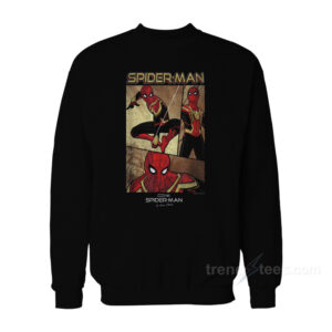 Marvel Spider Man No Way Home Spider Man Panel Poster Sweatshirt