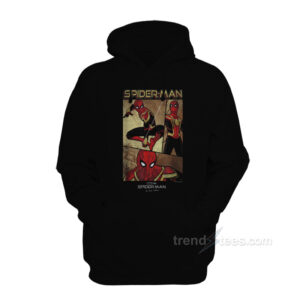 Spider Man No Way Home Panel Poster Hoodie