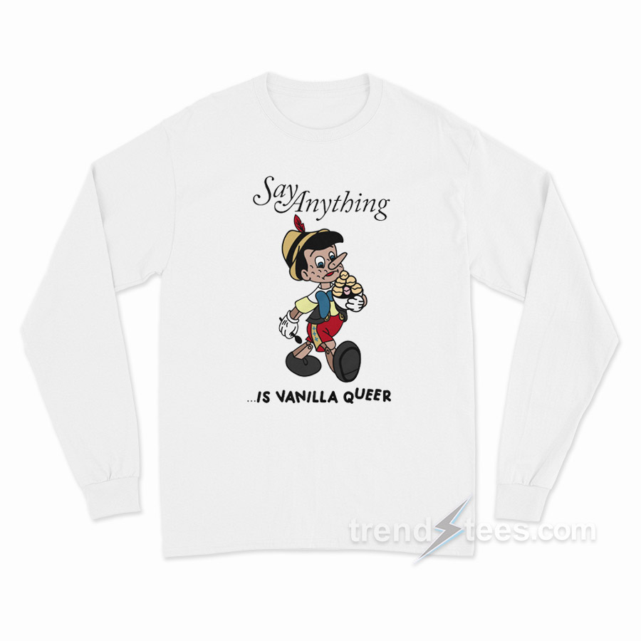 Say Anything - Vanilla Long Sleeve Shirt