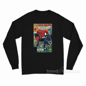 Spiderman Comic Book Long Sleeve Shirt