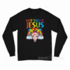 Today Not Jesus Satan Goat Satanic Rainbow Satanism Long Sleeve Shirt
