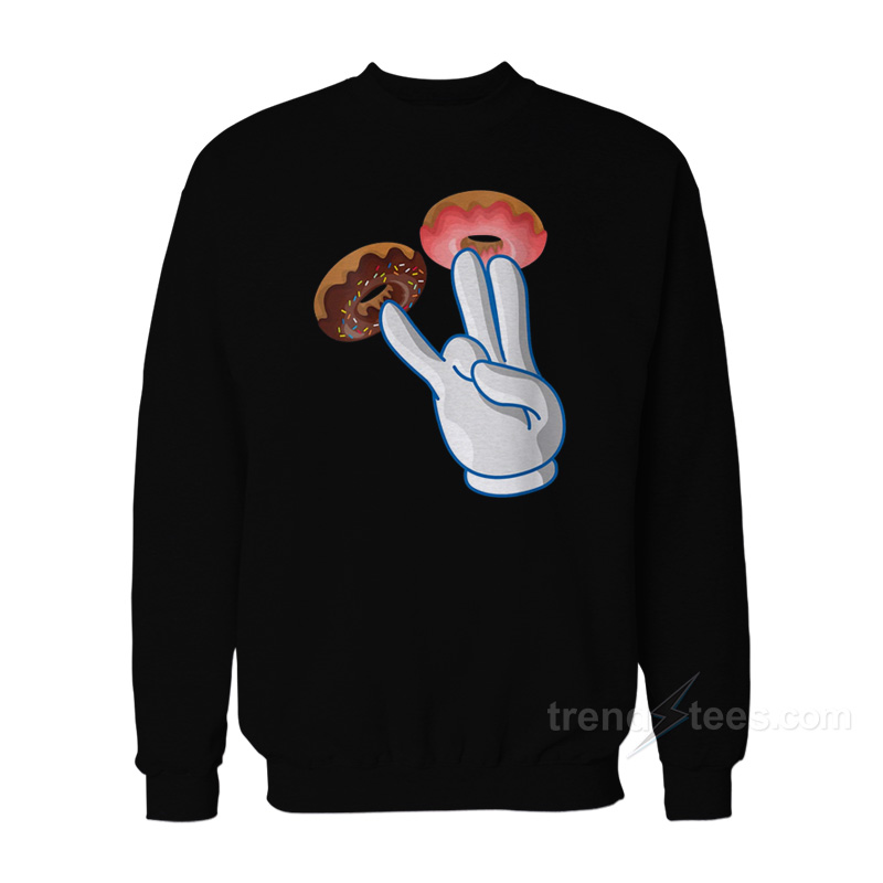 2 In The Pink 1 In the Stink Dirty Humor Donuts Sweatshirt