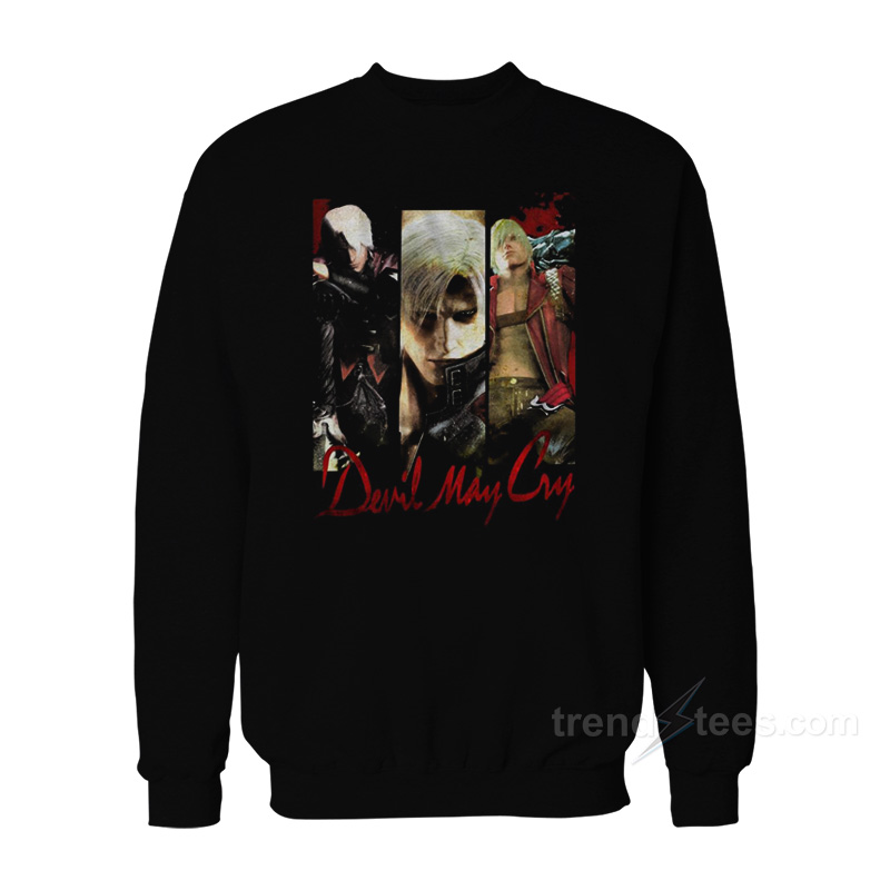 Devil May Cry Trio Black Sweatshirt