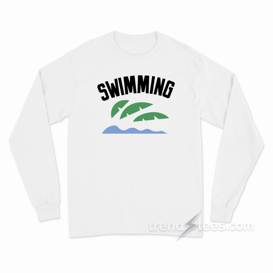 Golden Boy Swimming Long Sleeve Shirt