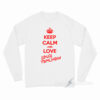 Keep Calm And Love Louis Tomlinson Long Sleeve Shirt