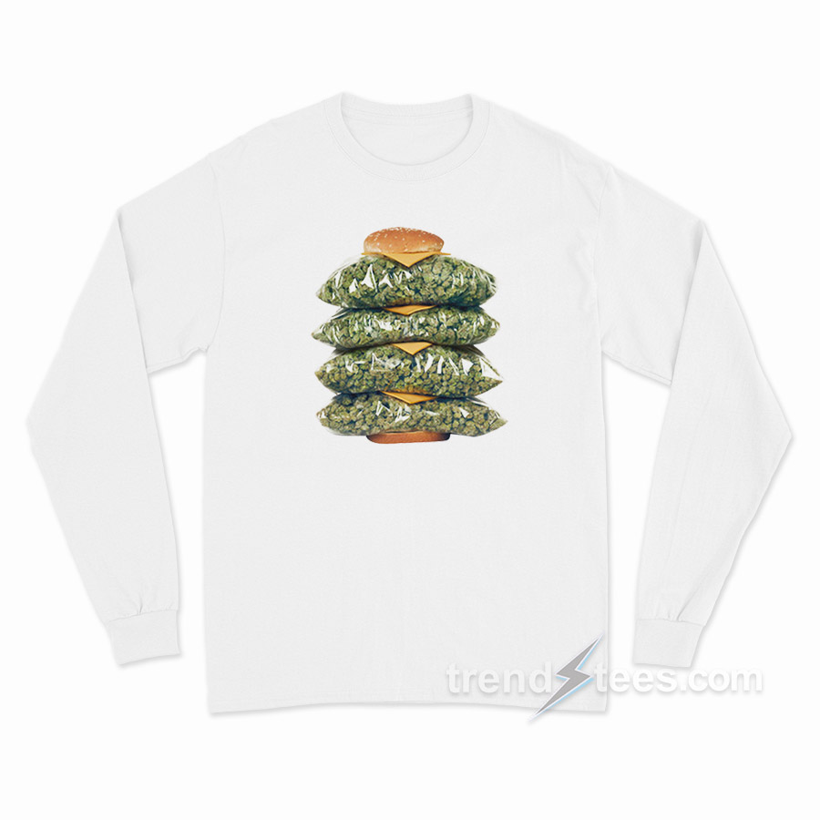Quarter Pounder With Cheese Chrismelberger Long Sleeve Shirt