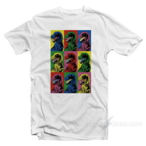Steven Spielberg Jurassic Park Dinosaur Pop Art T-Shirt