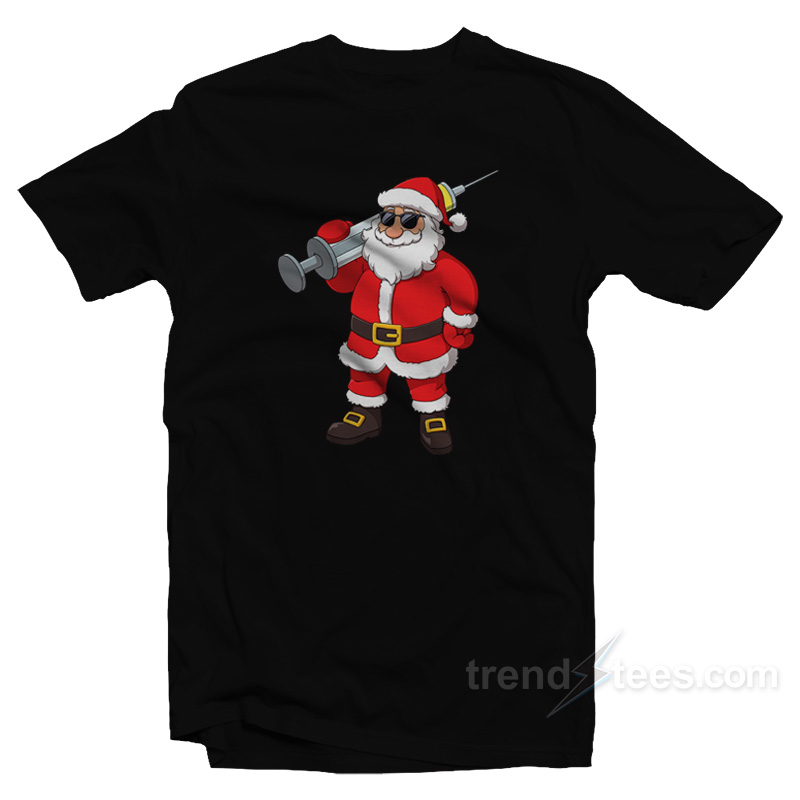 Vaccinated Santa Joy-Ann T-Shirt