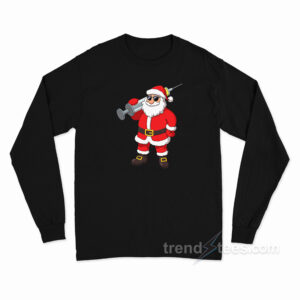 Vaccinated Santa Joy Ann Long Sleeve Shirt