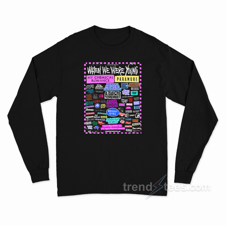 When We Were Young Festival Long Sleeve Shirt