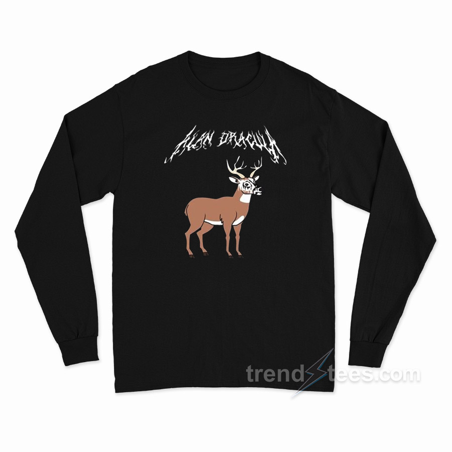 Alan Dracula Corpsepaint Metal Long Sleeve Shirt
