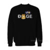 Dogecoin Doge HODL To The Moon Crypto Meme Sweatshirt