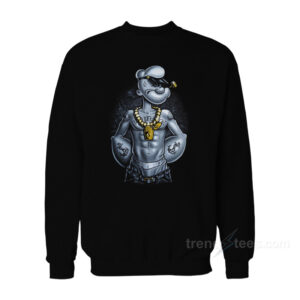 Popeye The Sailor Man Gangster Thug Sweatshirt