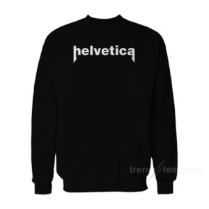 Vintage Heavy Metal Helvetica Sweatshirt