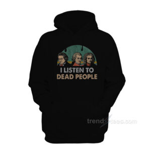 Vintage Retro Mozart Beethoven Bach I Listen to Dead People Hoodie
