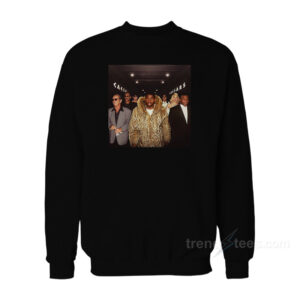 Magic Johnson And His Celebrity Crew Walking Into The Playoffs Sweatshirt