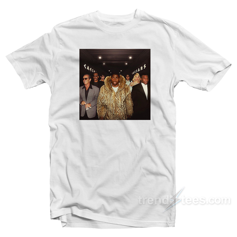 Magic Johnson And His Celebrity Crew Walking Into The Playoffs T-Shirt