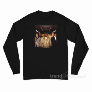 Magic Johnson And His Celebrity Crew Walking Into The Playoffs Long Sleeve Shirt