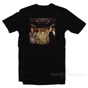 Magic Johnson And His Celebrity Crew Walking Into The Playoffs T-Shirt