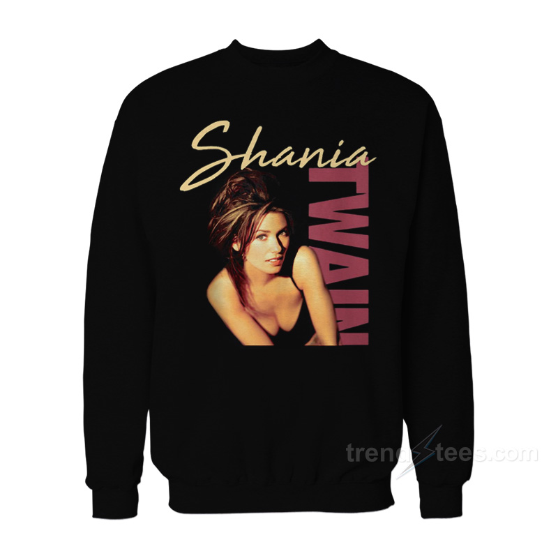 Shania Twain Color Photo Sweatshirt
