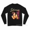 Shania Twain Color Photo Long Sleeve Shirt