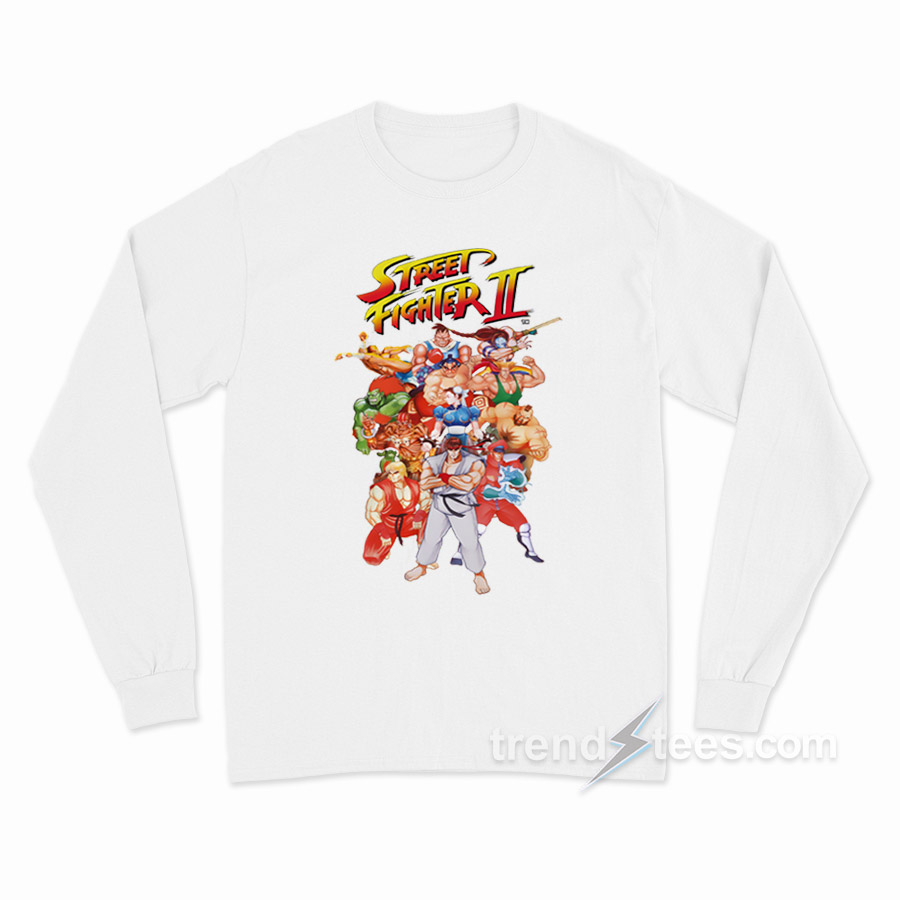 Street Fighter 2 Group Long Sleeve Shirt