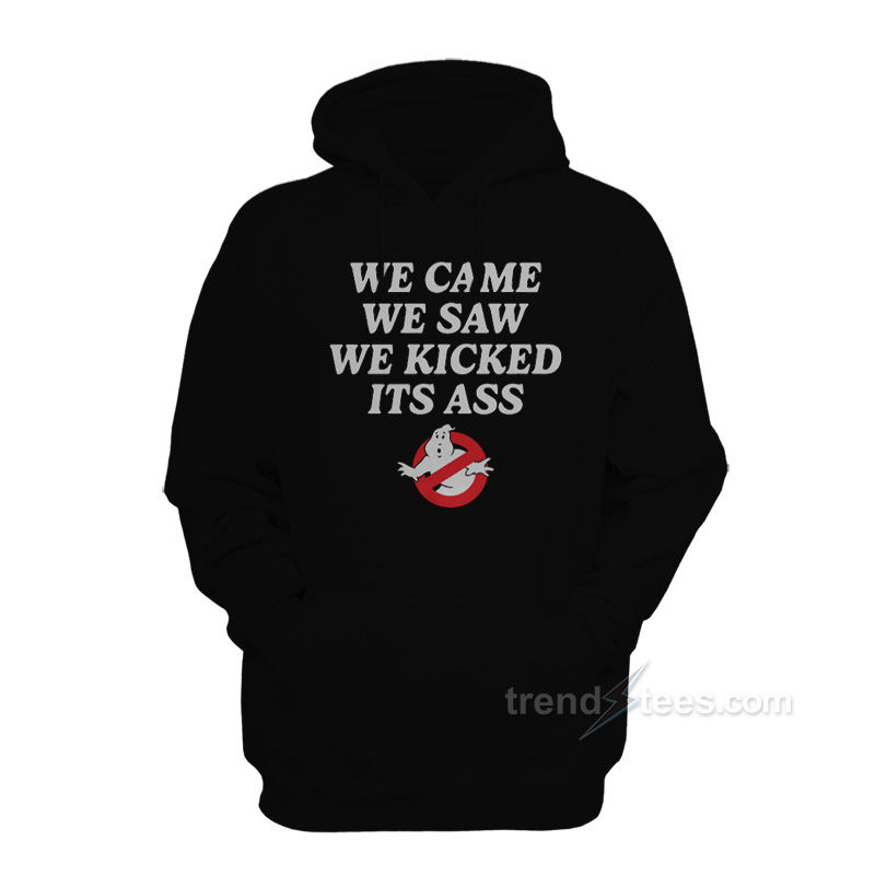 We Came We Saw We Kicked Its Ass Hoodie