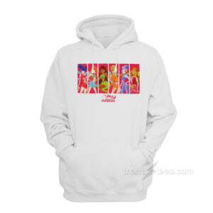 Winx Club Fairies Grid Girls Hoodie