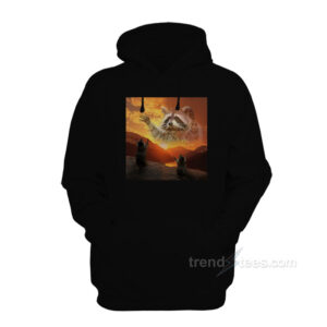 Praise The Lord Racoon Hoodie
