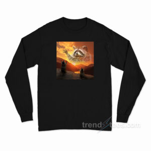 Praise The Lord Racoon Long Sleeve Shirt