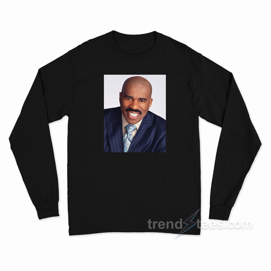 Martin Luther Lean Steve Harvey Long Sleeve Shirt
