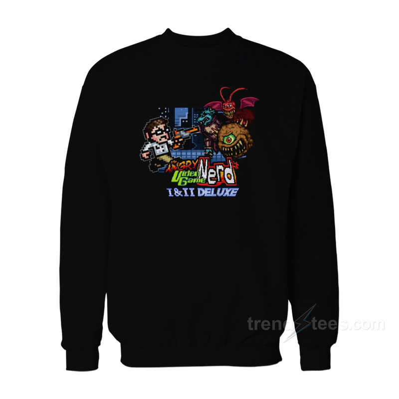 Angry Video Game Nerd 1+2 Deluxe Sweatshirt