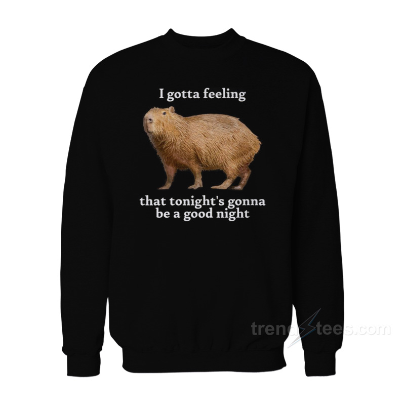 I Gotta Feeling That Tonight's Gonna Be A Good Night Sweatshirt