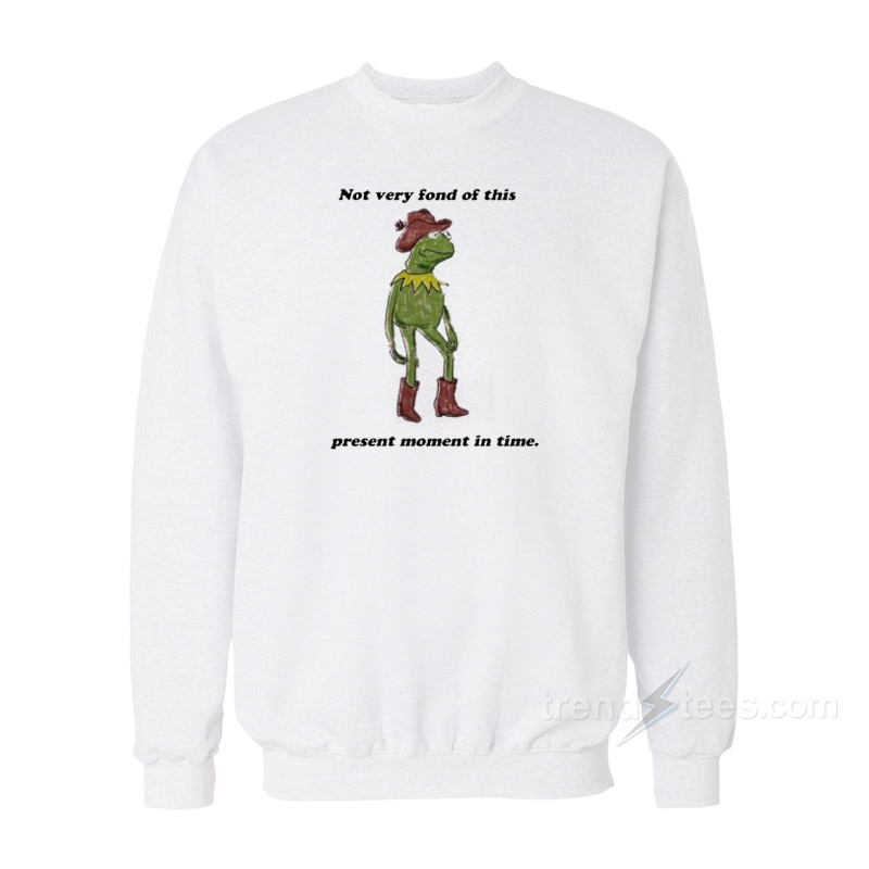 Not Very Fond Of This Present Moment In Time Sweatshirt