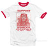 Scarlet Witch I Support Women's Wrongs Ringer Shirt
