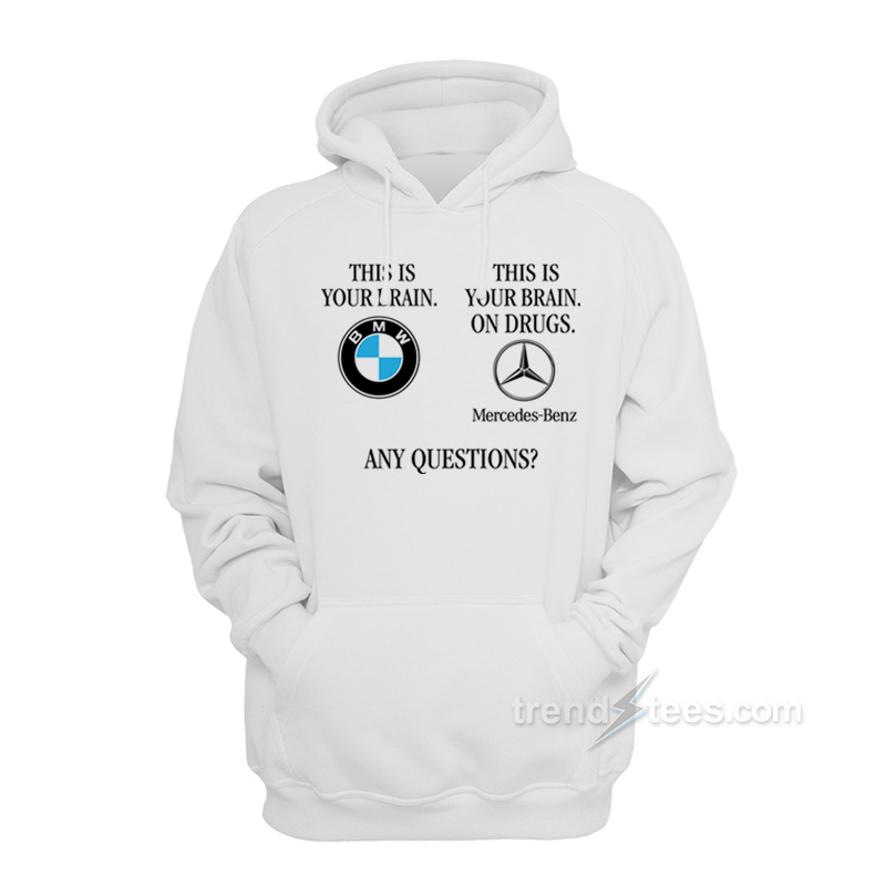 Vintage BMW This is Your Brain On Drugs Hoodie