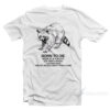 Born To Die I Am Trash Man Racoon T-Shirt