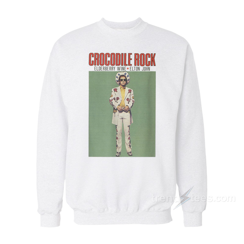 Elton John Official Crocodile Rock Sweatshirt