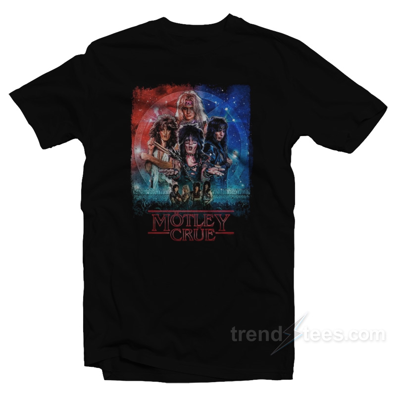 Motley Crue Stranger Things Inspired T-Shirt