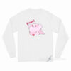 Halloween Kirby Ghost Long Sleeve Shirt