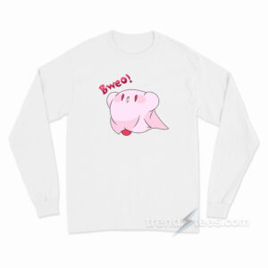 Halloween Kirby Ghost Long Sleeve Shirt