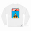 Pizza Jaws Parody Long Sleeve Shirt