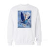Elon Musk Ridding Twitter Bird Art Sweatshirt