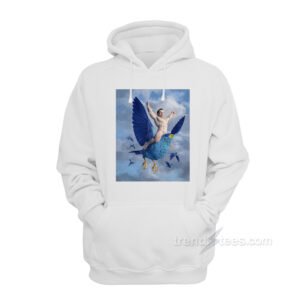 Elon Musk Ridding Twitter Bird Art Hoodie